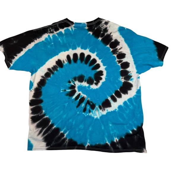 CHAMPION Tie Dye T-Shirt Men’s Size 3XL Blue Black White One Of A Kind - Picture 2 of 7